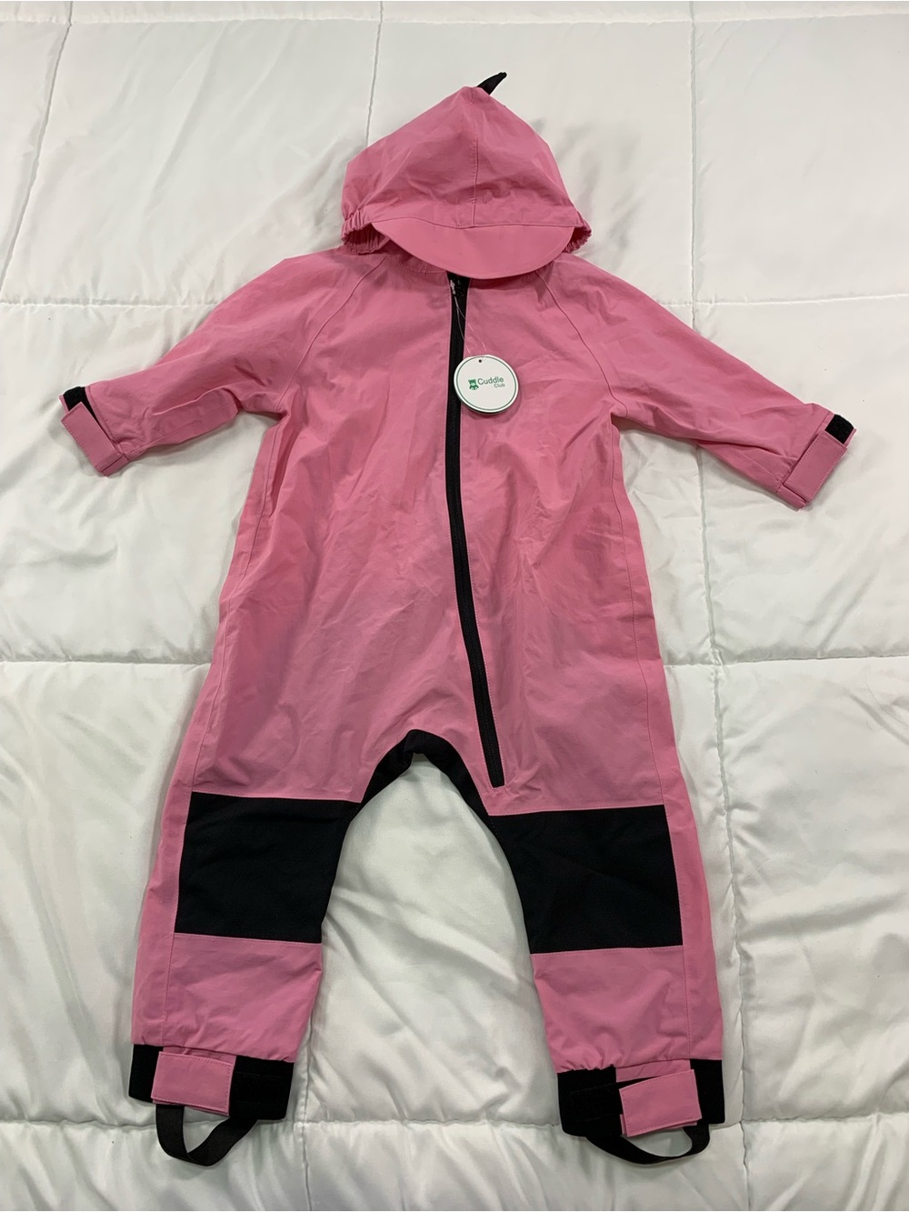 New cuddle club rain suit size 12-18M